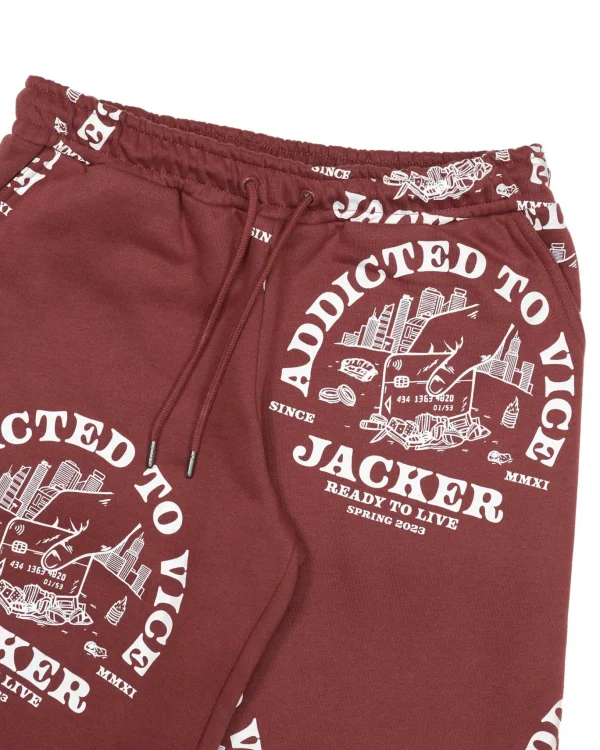 Addicted-Sweatpant-Brick>Jacker Clearance