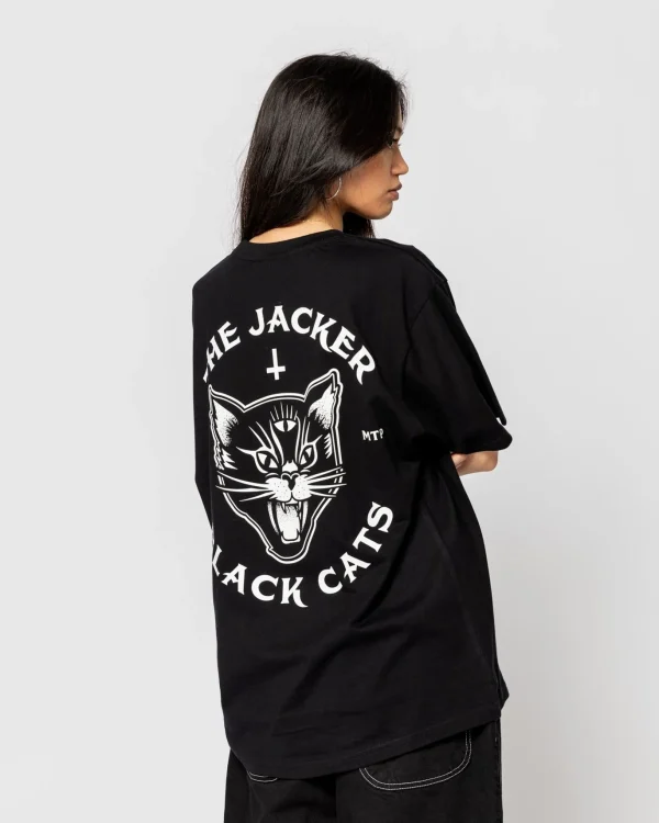 Black Cats-T-Shirt-Black>Jacker Online