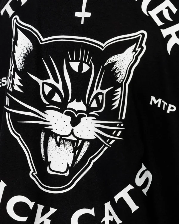 Black Cats-T-Shirt-Black>Jacker Online