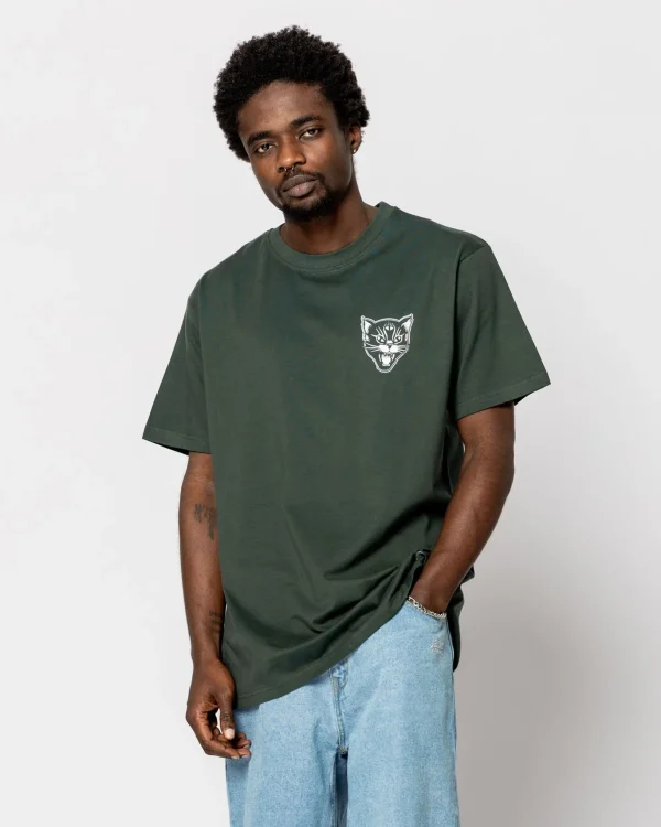 Black Cats-T-Shirt-Dark Green>Jacker Fashion