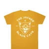 Black Cats-T-Shirt-Mustard>Jacker Fashion