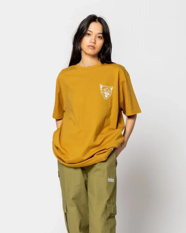 Black Cats-T-Shirt-Mustard>Jacker Fashion