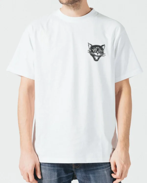 Black Cats-T-Shirt-White>Jacker Flash Sale