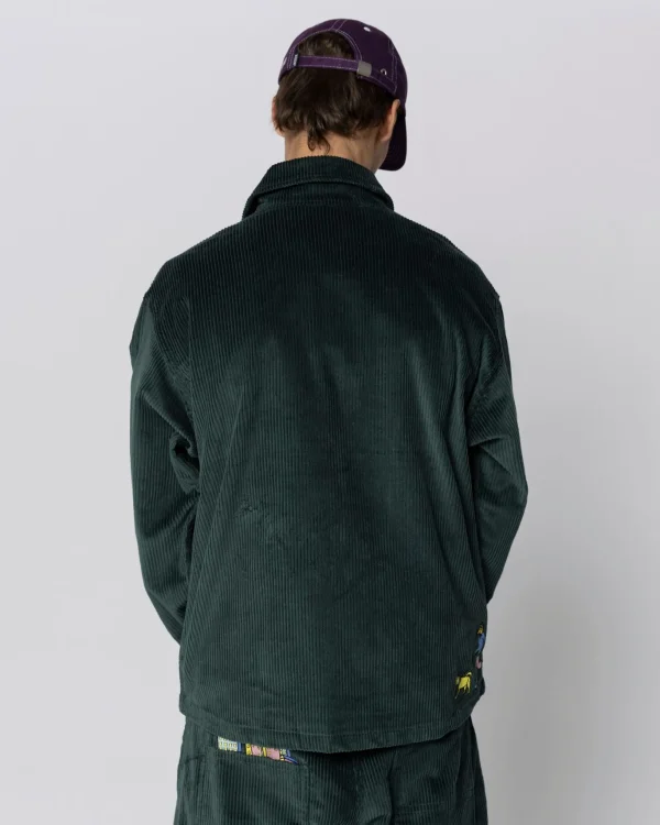 City Tour Corduroy Shirt-Dark Green>Jacker Best