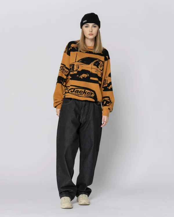 City Tour Denim Baggy Pant-Black>Jacker Fashion