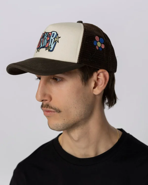 City Tour Trucker Cap-Brown>Jacker Fashion
