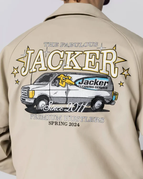 Cleaner Jacket-Beige>Jacker Fashion