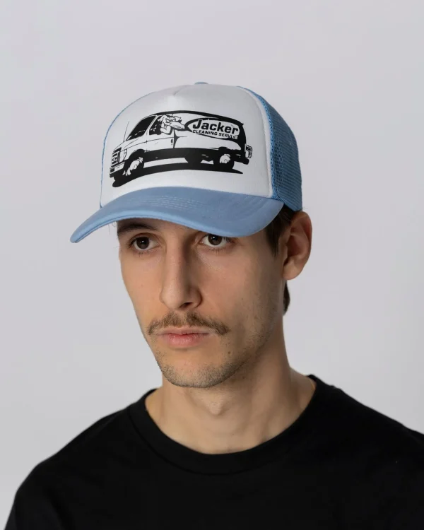 Cleaner Trucker Cap-Blue>Jacker Online