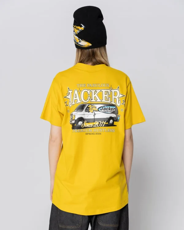 Cleaner T-Shirt-Yellow>Jacker Cheap