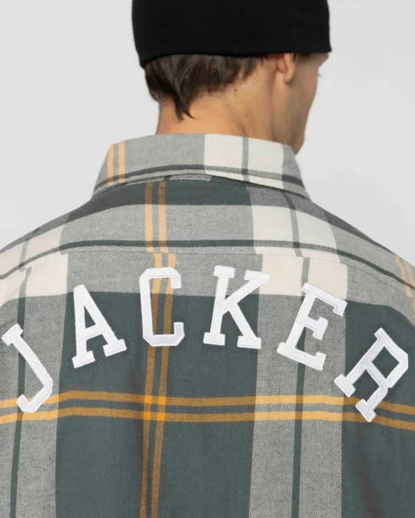 College Tartan-Shirt-Green>Jacker New