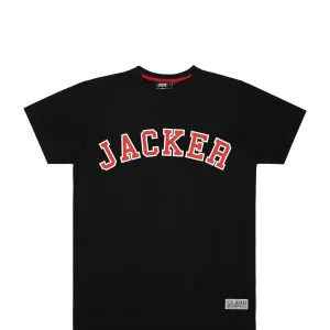 College Tee-T-Shirt-Black>Jacker Cheap