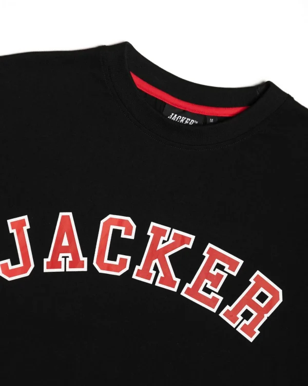 College Tee-T-Shirt-Black>Jacker Cheap