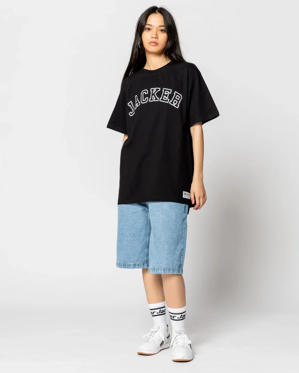 College Tee-T-Shirt-Double Black>Jacker Sale