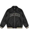 College-Faux Leather Jacket-Black>Jacker Fashion