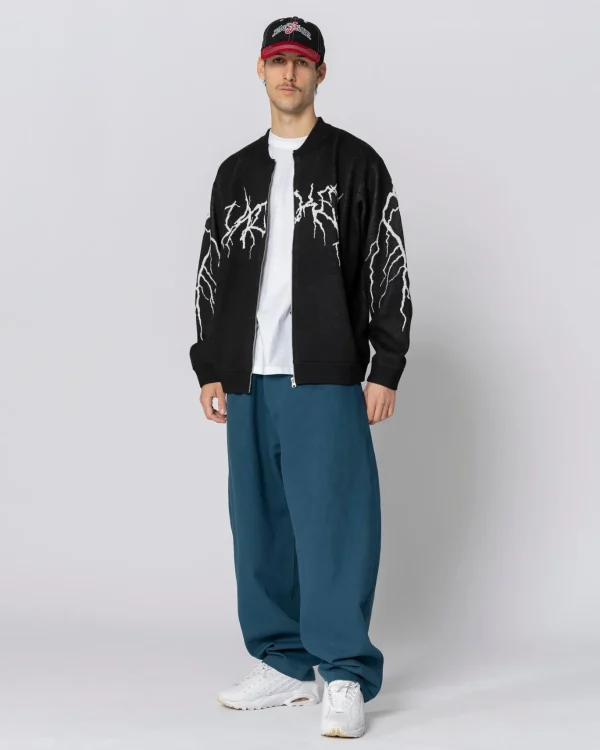 Crash Bomber Knit-Black>Jacker Store