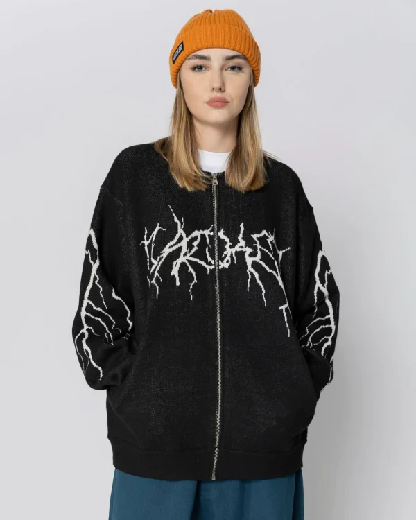 Crash Bomber Knit-Black>Jacker Store