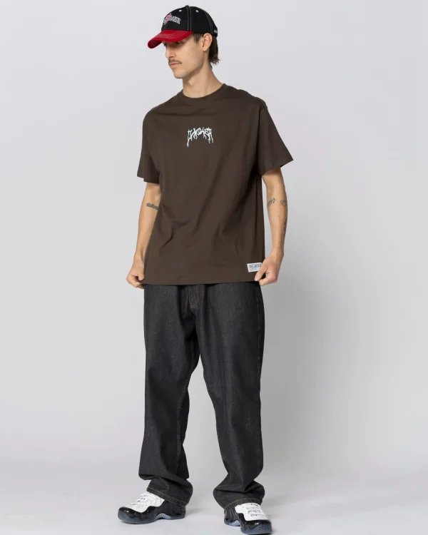 Crash T-Shirt-Brown>Jacker Shop