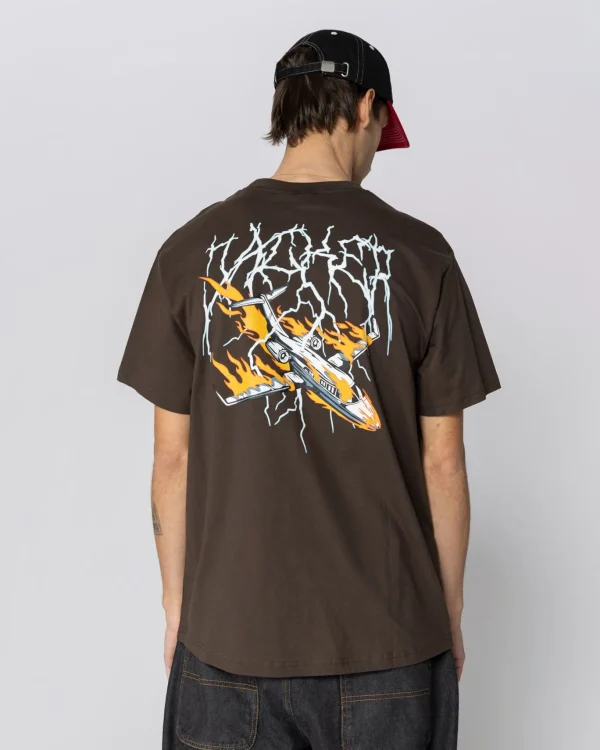 Crash T-Shirt-Brown>Jacker Shop