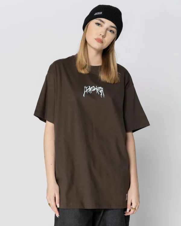 Crash T-Shirt-Brown>Jacker Shop