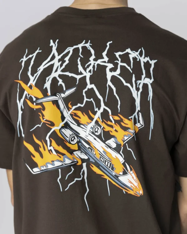 Crash T-Shirt-Brown>Jacker Shop