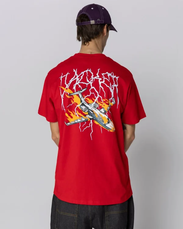 Crash T-Shirt-Red>Jacker Outlet