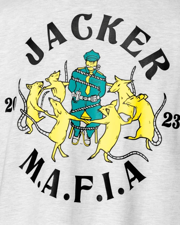 Dancing Rats-T-Shirt-Heather Grey>Jacker Hot