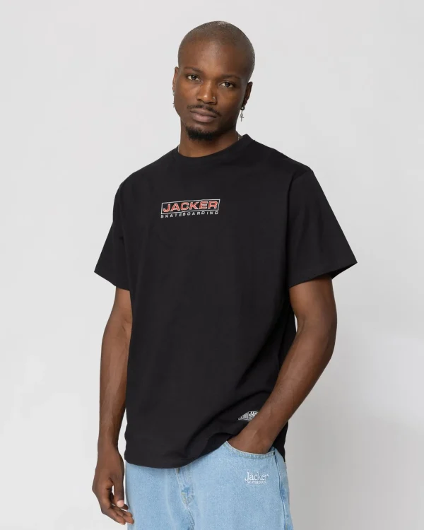 Euroskate Logo-T-Shirt-Black>Jacker Hot