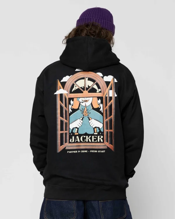 Fresh Start-Hoodie-Black>Jacker Hot