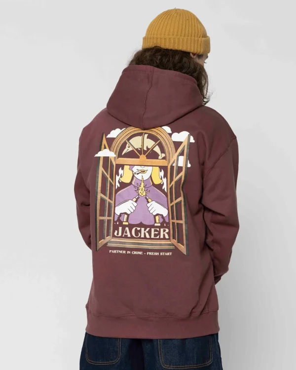 Fresh Start-Hoodie-Brick>Jacker Discount