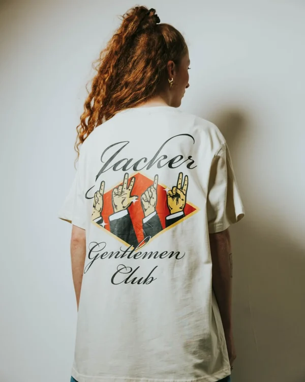 Gentlemen Club-T-Shirt-Beige>Jacker Outlet