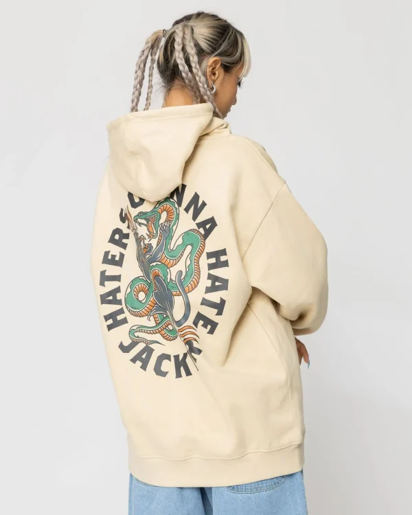 Haters-Hoodie-Beige>Jacker Hot
