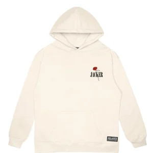 Holy Roses-Hoodie-Beige>Jacker Best Sale