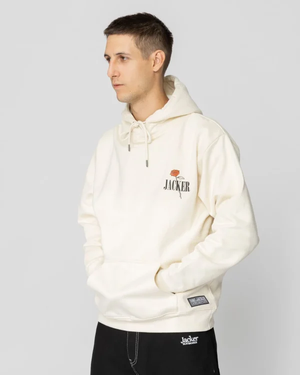 Holy Roses-Hoodie-Beige>Jacker Best Sale