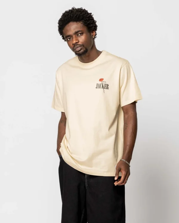 Holy Roses-T-Shirt-Beige>Jacker Best