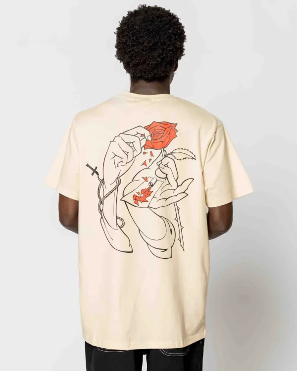 Holy Roses-T-Shirt-Beige>Jacker Best