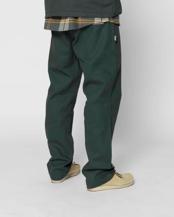 Hustler Service Chino-Pant-Green>Jacker Store
