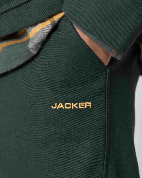 Hustler Service Chino-Pant-Green>Jacker Store
