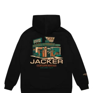 Hustler Service-Hoodie-Black>Jacker Outlet