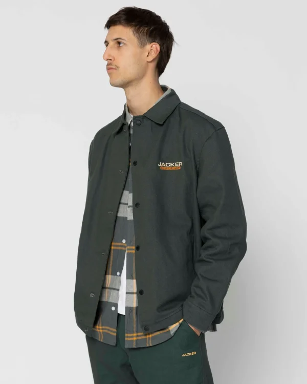 Hustler Service-Jacket-Green>Jacker Sale