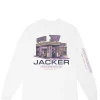 Hustler Service-Long Sleeves-White>Jacker Sale
