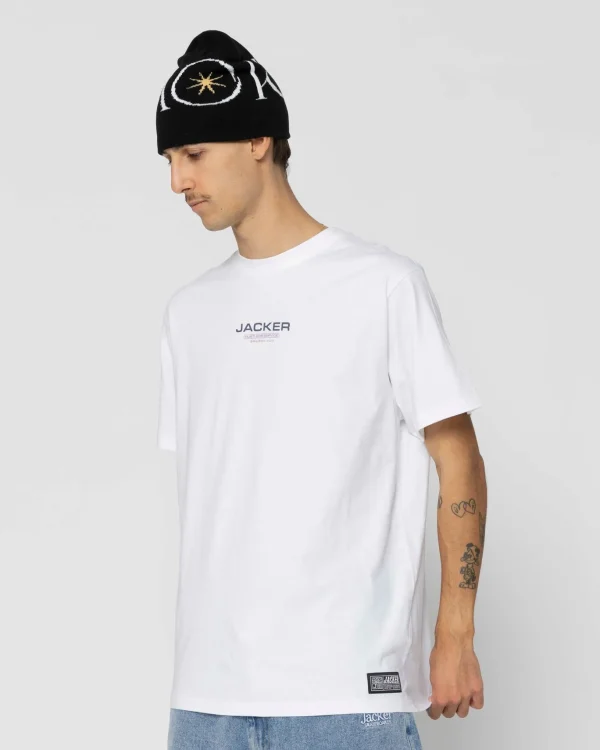 Hustler Service-T-Shirt-White>Jacker Flash Sale