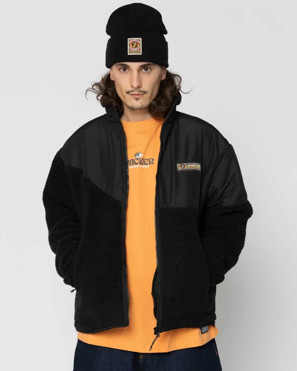 Hustlers-Jacket Sherpa-Black>Jacker Best