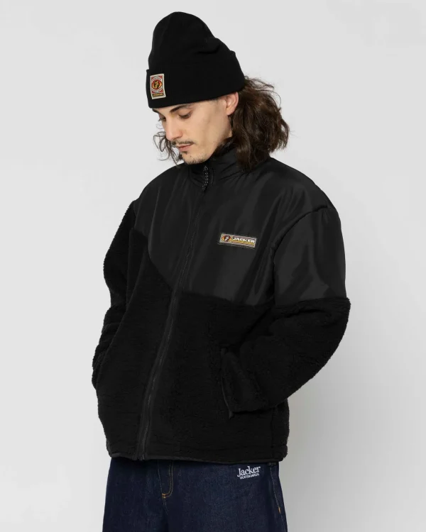 Hustlers-Jacket Sherpa-Black>Jacker Best