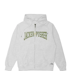 X Pusher-Hoodie-Heather Grey>Jacker Store