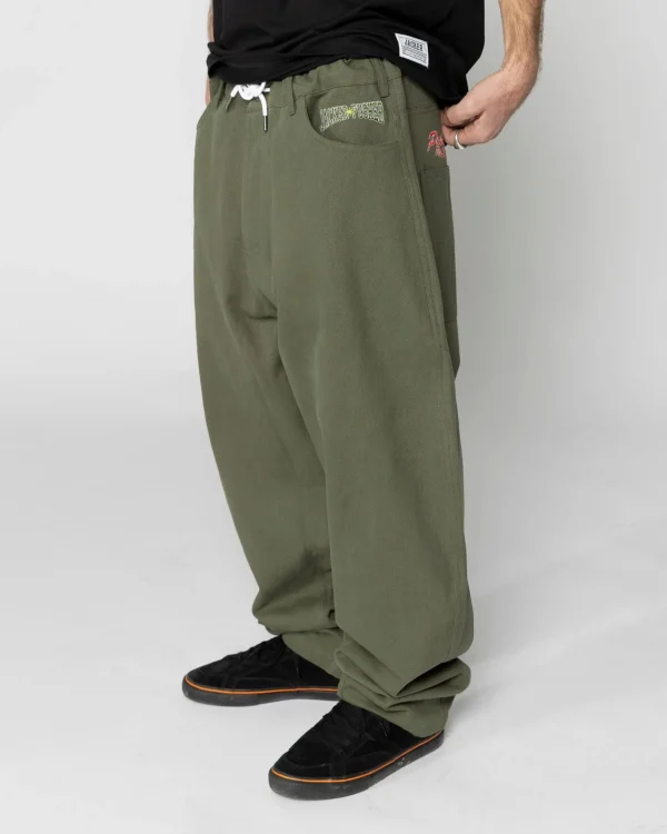 X Pusher-Pant-Kaki Green>Jacker Best Sale