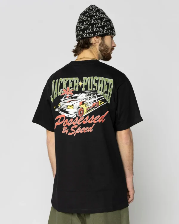 X Pusher-T-Shirt-Black>Jacker Fashion