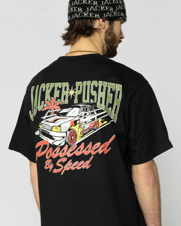 X Pusher-T-Shirt-Black>Jacker Fashion