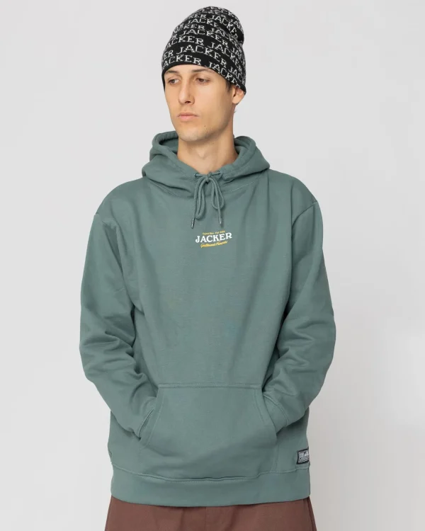 Junk Food-Hoodie-Teal>Jacker Fashion