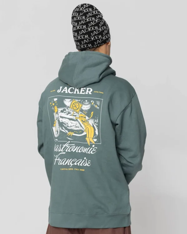 Junk Food-Hoodie-Teal>Jacker Fashion