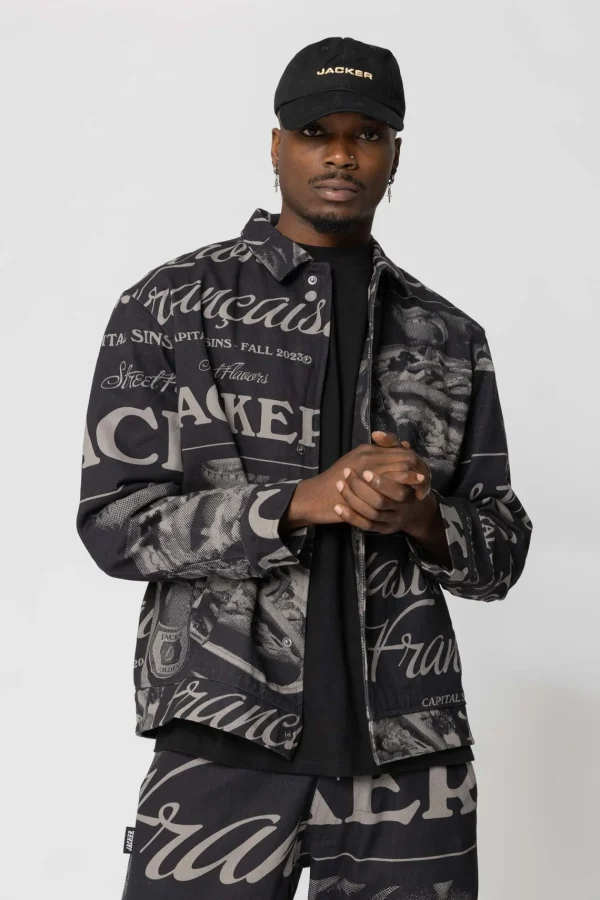 Junk Food-Jacket-Black>Jacker New